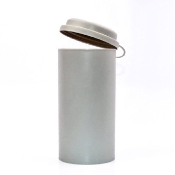 4 X 8 YELLOW CONCRETE TEST CYLINDER WITH DOMED LID