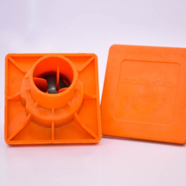 STEEL PLATED REBAR CAP- BAR SIZE 3-8